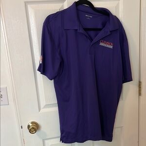 Men's Purple Polo Shirt Clemson size large